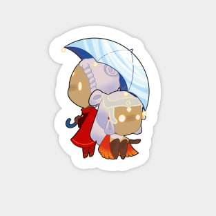 Under my umbrella Sticker